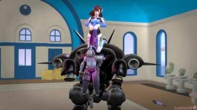 D.Va Hangs Widowmaker By Her Web... Her 𝑼𝒏𝒅𝒆𝒓𝒘𝒆𝒃.