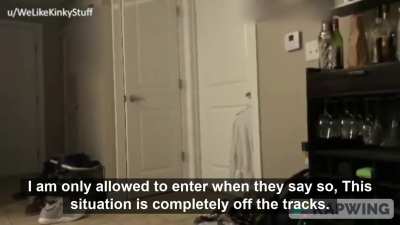 My son, the man of the house. My wife, his personal fuckdoll.