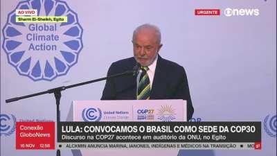 Brasileiros gritam na COP27: 