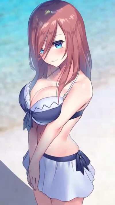 Beach Miku Animated GIF