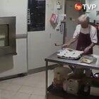 This camera footage looks like a typical silent comedy movie