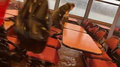 Ferry window collapses in harsh weather 2022-02-17