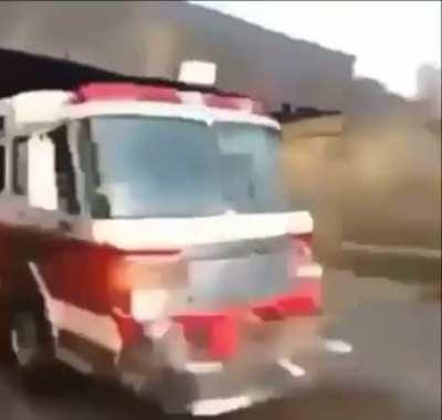 Motherfuckin fire truck coming!