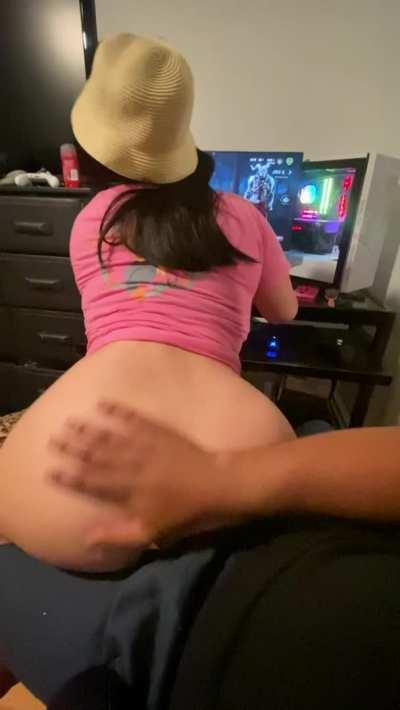 Pink shirt Jane jumps through the computer and thanks you for letting her have hatch 💞