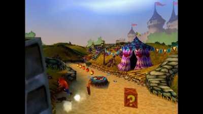 Anyone else notice this hidden life in Crash 3?