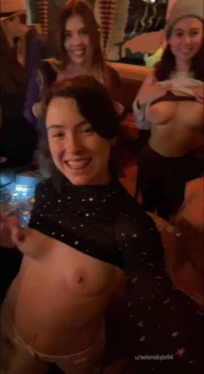 What's a Girl's Night Out without some Flashing