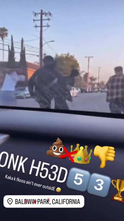 EAST SIDE BOLEN PARQUE CATCH LEFTY GUNPLAY LITTLE HOMIE FROM KINGS HAVE ARRIVED 13 SLIPPIN AND ROB HIM AFTER DISSING