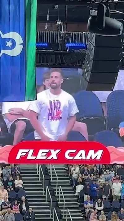 Guy in white is living every gym bro's dream