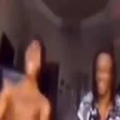 Eluca fans when he dies in just a neighbor 2