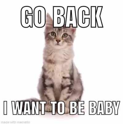 Go back, I want to be baby