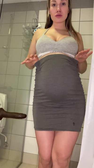 💋♠️ 7 months pregnant doesn't stop a size queen 😈🍆