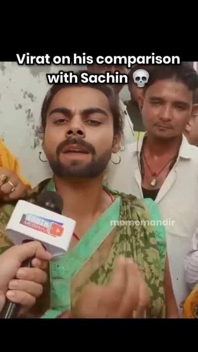 Virat on sachin