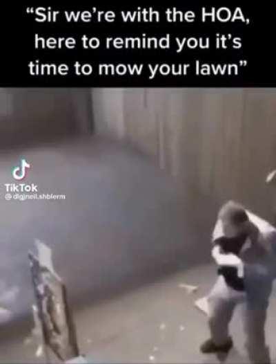 your grass is too long ☝️🤓