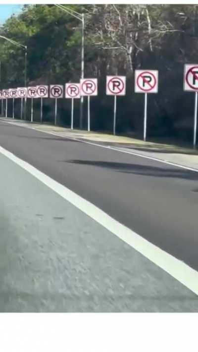 Can't park anywhere, Mate