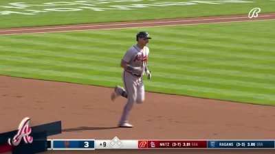 [Highlight] [Highlight] Austin Riley's 2-run homer makes it 17-3 Braves over the Mets.