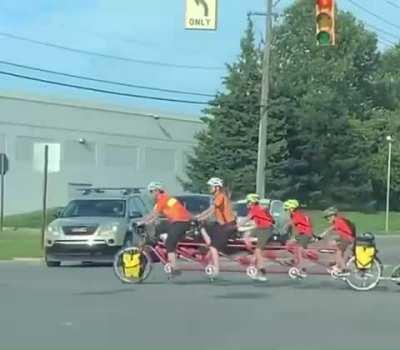 A family that rides together, stays together.