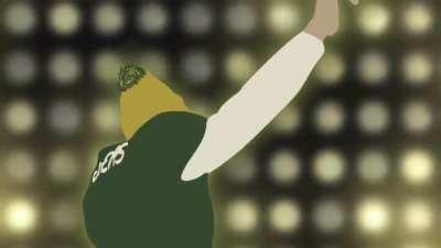 I'm a video editor by trade, but I started learning basic animation recently. Did a quick animation of our King. Can't wait for Monday night!