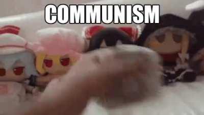Fumo dolls experience communism