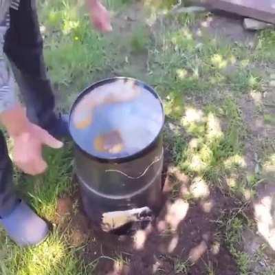 Tenekede tavuk pişirmek