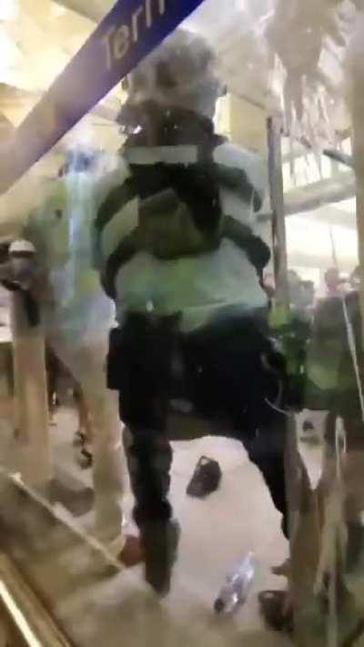 Crowd successfully de-arrests someone grabbed out of the crowd by police in Hong Kong last year