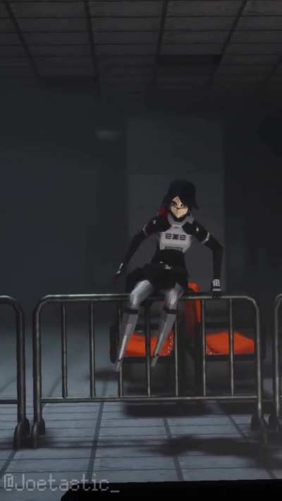 Two girl failures trying to cross a fence