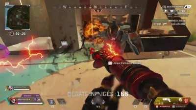 That skin is so cool for executions, plus I had perfect timing