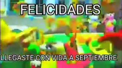 Y de que me sirve haber llegado a septiembre si no me puedo pajear