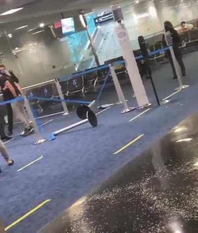 Florida man throws a tantrum at the airport