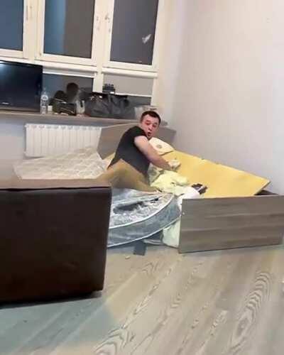 Just a regular old bed