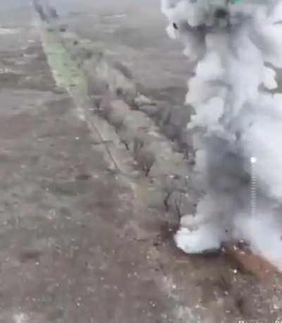 Russian cosmonaut celebrating new years eve in Ukraine.