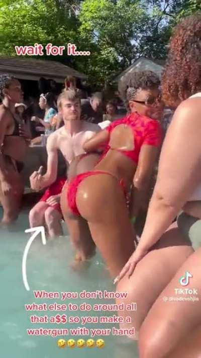 White couldn’t help it