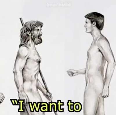 go back i want to be monke!