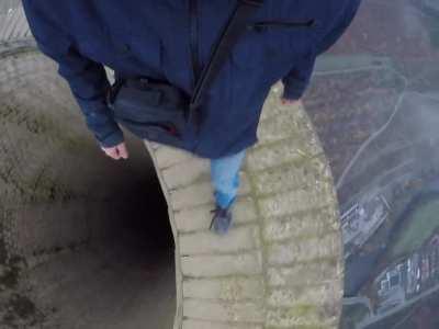 Walking 282 meters above ground