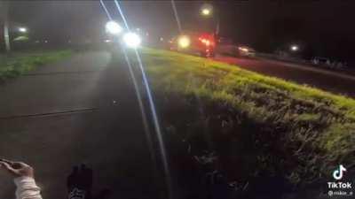 to ride a bicycle past the police without incident