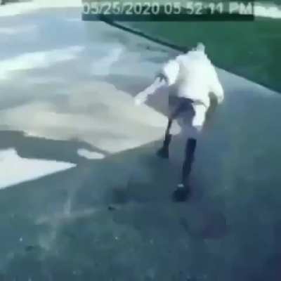 Get the fuck off my porch