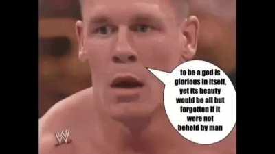 Day 113 of telling you guys to love yourselves! If John Cena can learn to love himself, then do can you! It will be hard, but there are people ready and willing to help you! Please if you need someone to just vent to I’m always here. I may not be able to 