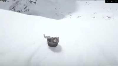 [RDR2] EXTREME Sled Riding