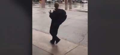 Ah, ha, ha, ha, Stayin’ Alive