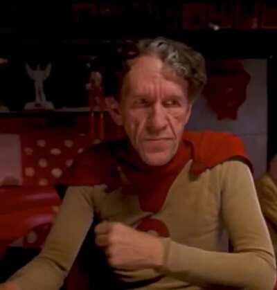 The Cape (William Newman, RIP) from The Tick (2001)