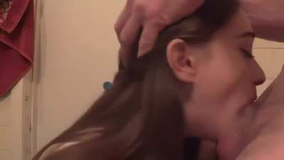 I love it when he fucks my face~