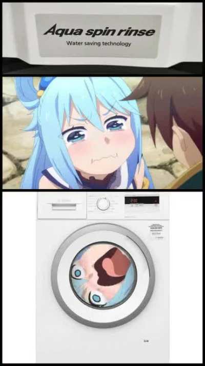 Kazuma Buys a Washing Machine