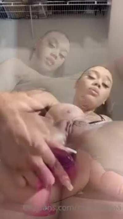 Pushing it deep inside her ass 😋