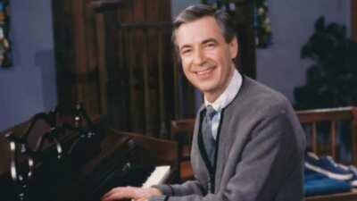 I added some piano behind Mr. Rogers singing 