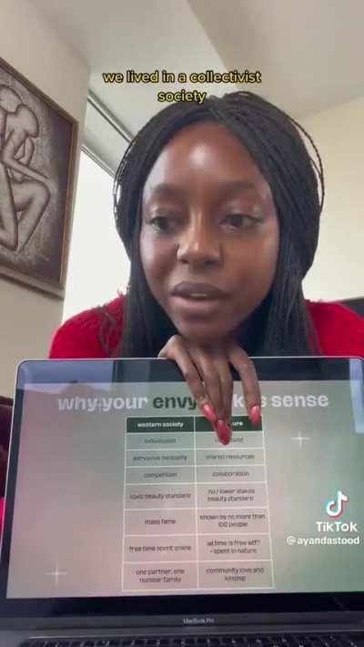 How this systems creates envy to divide us (@ayandastood)