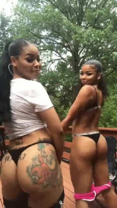 I really wanna run through her and her sis