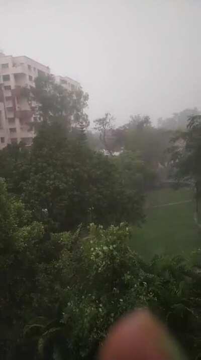 Out of the blue showers!