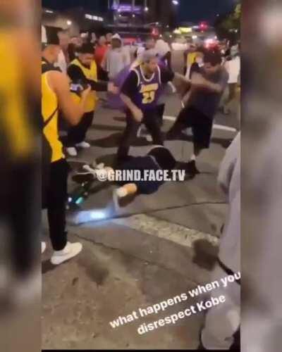 Apparently he said fuck Kobe