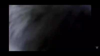 WCGW stepping on a wet rock near a cliff