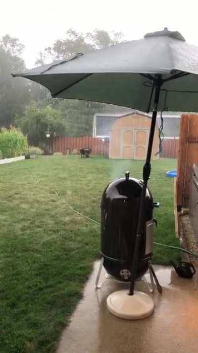 When a storms rolls in 7 hours into a smoke