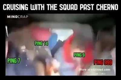 Cruising With The Squad Past Cherno !!!
